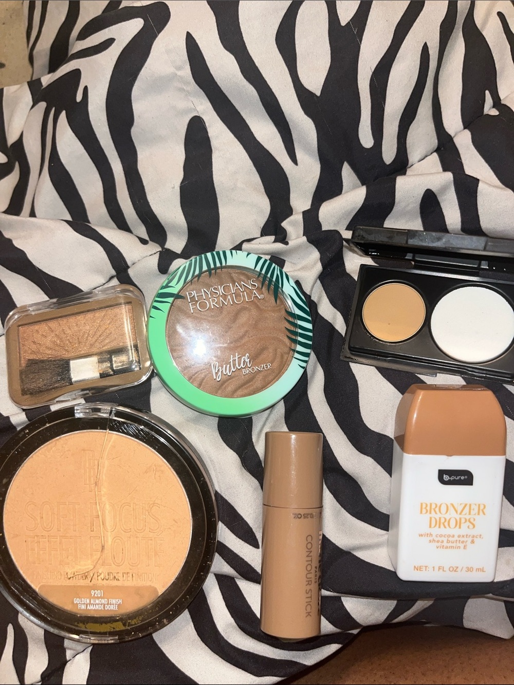 Bundle of Bronzers, Contour Stick, Setting Powder